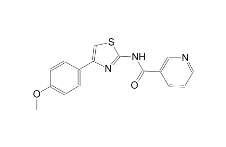 N-[4-(4-methoxyphenyl)-1,3-thiazol-2-yl]nicotinamide