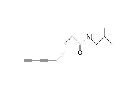 N-Isobutyl-2Z-non-2-en-6,8-diynoic amide