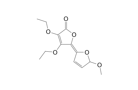 3,4-Diethoxy-5-[5-methoxy-2(5H)-furylidene)-2(5H)furanone