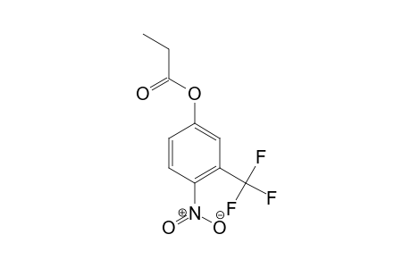 m-Cresol, alpha,alpha,alpha-trifluoro-4-nitro-, propionate