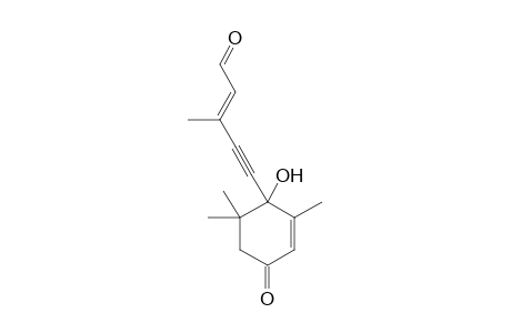 3-Methyl-5-(1-hydroxy-2,6,6-trimethyl-4-oxo-2-cyclohexen-1-yl)-4-pentyn