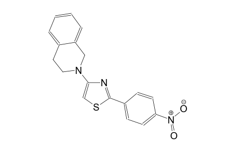 isoquinoline, 1,2,3,4-tetrahydro-2-[2-(4-nitrophenyl)-4-thiazolyl]-