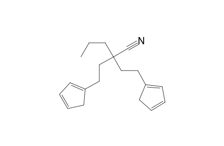 1,3-Cyclopentadienebutanenitrile, .alpha.-[2-(cyclopentadienyl)ethyl]-.alpha.-propyl-