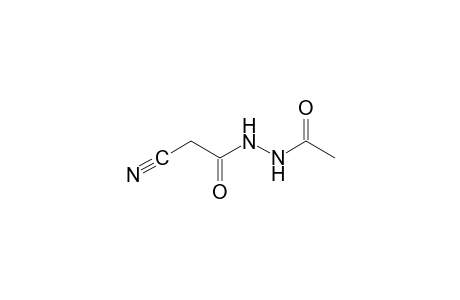 1-acetyl-2-(cyanoacetyl)hydrazine