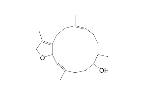 Cyclotetradeca[b]furan-11-ol, 2,4,5,8,9,10,11,12,13,15a-decahydro-3,6,10,14-tetramethyl-