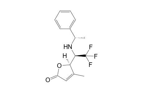 (R)-4-methyl-5-((R)-2,2,2-trifluoro-1-((S)-1-phenylethylamino)ethyl)furan-2(5H)-one