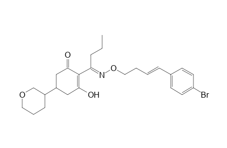2-Cyclohexen-1-one, 2-[1-[[[4-(4-bromophenyl)-3-butenyl]oxy]imino]butyl]-3-hydroxy-5-(tetrahydro-2H-pyran-3-yl)-