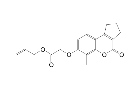 acetic acid, [(1,2,3,4-tetrahydro-6-methyl-4-oxocyclopenta[c][1]benzopyran-7-yl)oxy]-, 2-propenyl ester