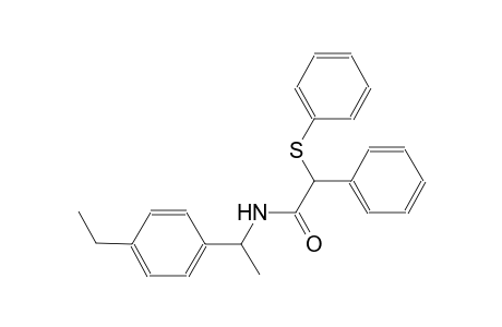 N-[1-(4-ethylphenyl)ethyl]-2-phenyl-2-(phenylsulfanyl)acetamide