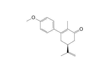 (5S)-5-ISOPROPENYL-2-METHYL-3-(4-METHOXYPHENYL)-CYCLOHEX-2-ENONE