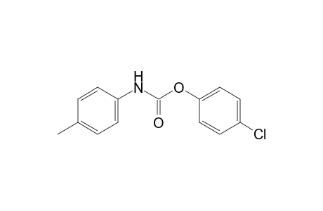 p-methylcarbanilic acid, p-chlorophenyl ester