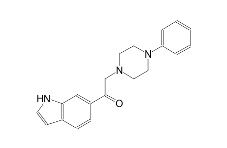 ethanone, 1-(1H-indol-6-yl)-2-(4-phenyl-1-piperazinyl)-