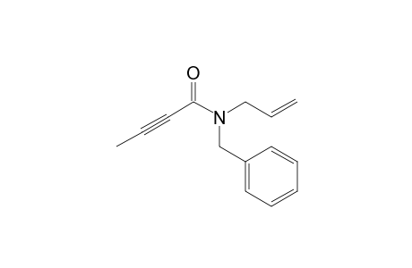 N-Allyl-N-benzyl-2-butynamide