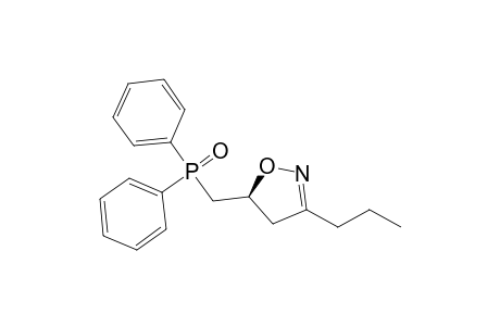 5-Diphenylphosphinoylmethyl-3-propyl-4,5-dihydroisoxazole