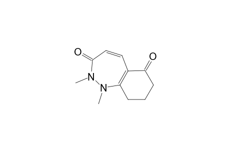 1H-1,2-Benzodiazepine-3,6(2H,7H)-dione, 8,9-dihydro-1,2-dimethyl-