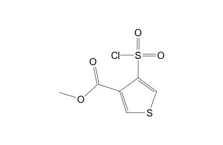 4-Chlorosulfonyl-3-thiophenecarboxylic acid, methyl ester