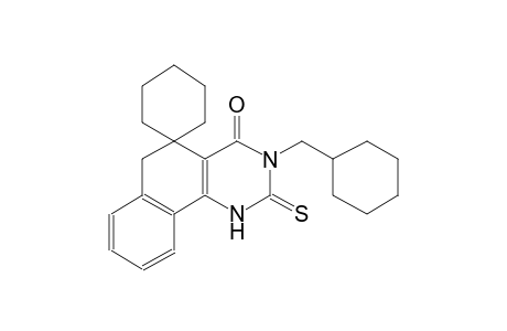3-(cyclohexylmethyl)-2-thioxo-2,3-dihydro-1H-spiro[benzo[h]quinazoline-5,1'-cyclohexan]-4(6H)-one