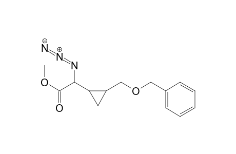 Methyl 2-azido-2-{2-[(benzyloxy)methyl]cyclopropyl}acetate