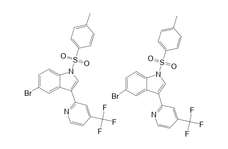 4-TRIFLUOROMETHYL-2-[3'-(N-TOLUENESULFONYL-5'-BROMOINDOLYL)]-PYRIDINE