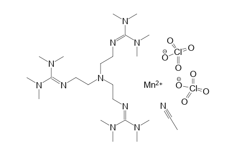 Acetonitrile(1,1,1-tris{2-[N2 -(1,1,3,3-tetramethylguanidino)]-ethyl}amine)manganese(II) Diperchlorate