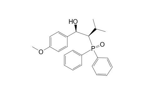 Benzenemethanol, .alpha.-[1-(diphenylphosphinyl)-2-methylpropyl]-4-methoxy-, (R*,R*)-(.+-.)-