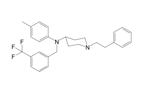 N-(3-Fluoromethylbenzyl)-N-(4-methylphenyl)-1-(2-phenylethyl)piperidin-4-amine