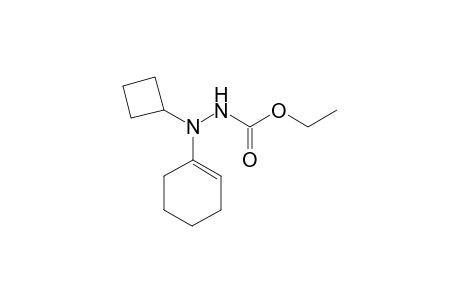 1-(1-Cyclohexenyl)-1-tetramethylene-2-ethoxycarbonylhydrazinium, inner salt