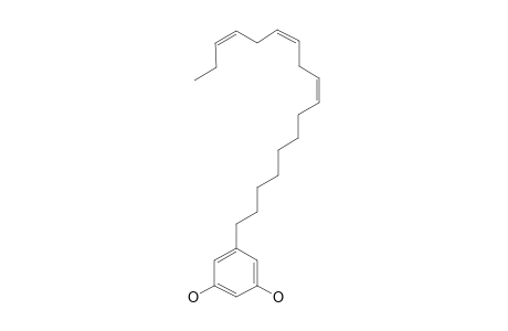 (8'Z,11'Z,14'Z)-5-(heptadeca-8',11',14'-trienyl)benzene-1,3-diol