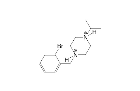 1-(2-bromobenzyl)-4-isopropylpiperazinediium