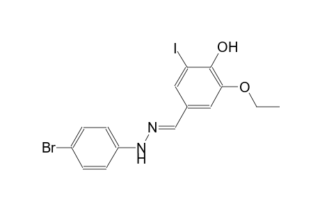 3-ethoxy-4-hydroxy-5-iodobenzaldehyde (4-bromophenyl)hydrazone