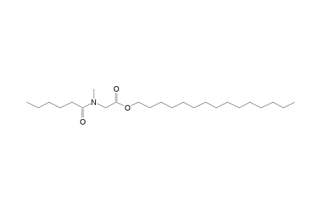 Sarcosine, N-hexanoyl-, pentadecyl ester