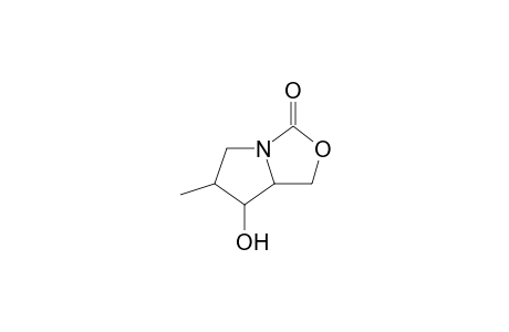 6-endo-hydroxy-7-exo-methyl-1-aza-3-oxabicyclo[3.3.0]octan-2-one