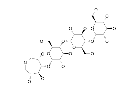(3R,4R,5R,6S)-HEXAHYDRO-3,5,6-TRIHYDROXY-1H-AZEPINE-4-YL-BIS-[O-ALPHA-D-GLUCOPYRANOSYL-(1->4)]-ALPHA-D-GLUCOPYRANOSIDE