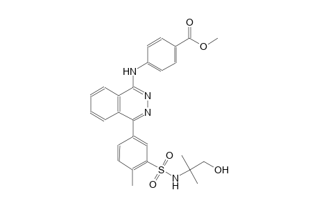 methyl 4-{[4-(3-{[(2-hydroxy-1,1-dimethylethyl)amino]sulfonyl}-4-methylphenyl)-1-phthalazinyl]amino}benzoate