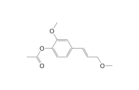 phenol, 2-methoxy-4-(3-methoxy-1-propenyl)-, acetate, (E)-