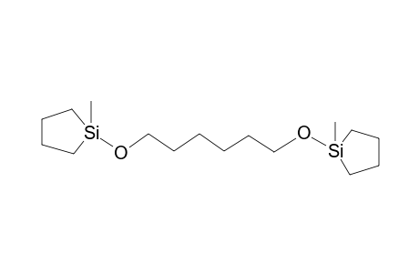 1-Methyl-1-((6-[(1-methyl-1-silolanyl)oxy]hexyl)oxy)silolane