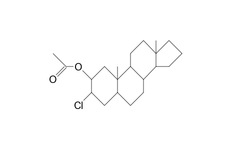 2b-Acetoxy-3a-chloro-5a-androstane