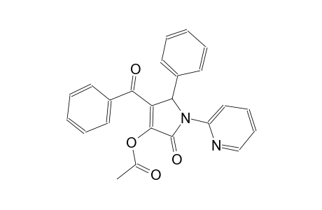 2H-pyrrol-2-one, 3-(acetyloxy)-4-benzoyl-1,5-dihydro-5-phenyl-1-(2-pyridinyl)-