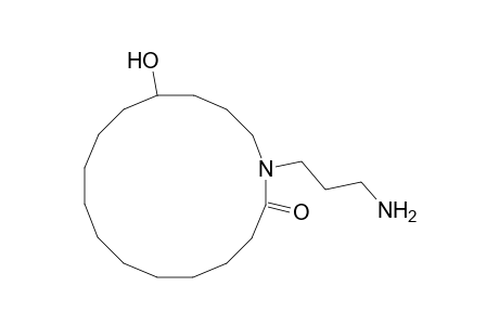 1-[3'-Aminopropyl]-13-hydroxy-1-azacyclohexadecan-2-one