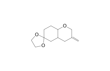 8,8-Ethylenedioxy-4-methylene-2-oxabicyclo[4.4.0]decane