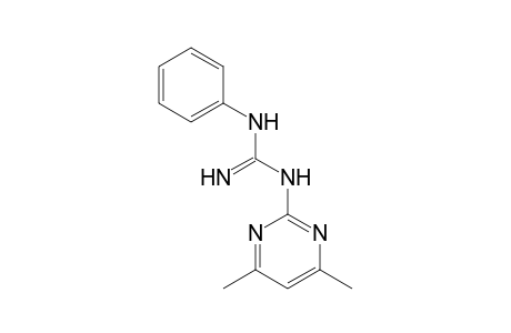 N-(4,6-Dimethyl-2-pyrimidinyl)-N'-phenylguanidine