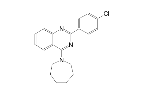 2-(4-chlorophenyl)-4-hexahydro-1H-azepin-1-ylquinazoline