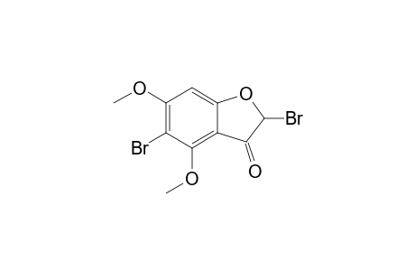 2,5-Dibromo-4,6-dimethoxybenzo[b]furan-3(2H)-one