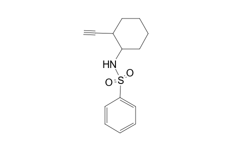 N-(2-Acetenylcyclohexyl)benzenesulfonamide