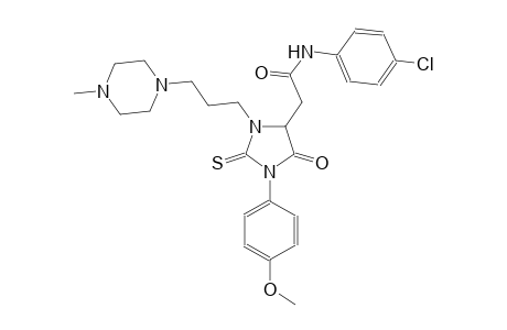 4-imidazolidineacetamide, N-(4-chlorophenyl)-1-(4-methoxyphenyl)-3-[3-(4-methyl-1-piperazinyl)propyl]-5-oxo-2-thioxo-