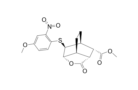 Methyl-(2sr, 10RS)-2-(4'-methoxy-2'-nitrophenylthio)-4-oxa-5-oxotricyclo-[4.3.1.0(3,7)]-decan-10-carboxylate