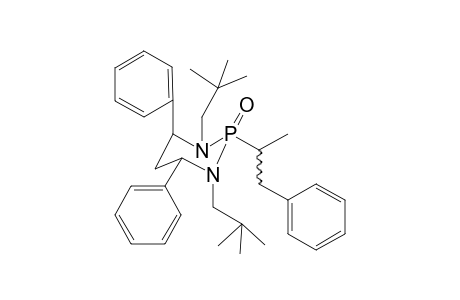 (RS)-(4l,6l,1'x)-1,3-Bis-(2,2-dimethylpropyl)-4,6-diphenyl-2-(1-methyl-2-phenylethyl)-1,3,2-diazaphosphorinane - 2-oxide
