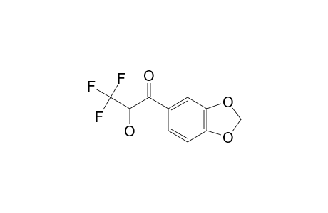 1-(1,3-benzodioxol-5-yl)-3,3,3-trifluoro-2-hydroxypropan-1-one