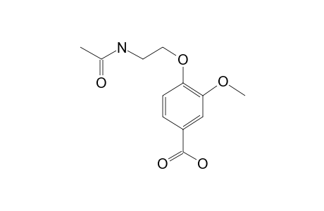 4-(2-Acetamidoethoxy)-3-methoxybenzoic acid