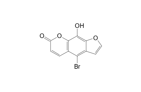 4-Bromanyl-9-oxidanyl-furo[3,2-g]chromen-7-one